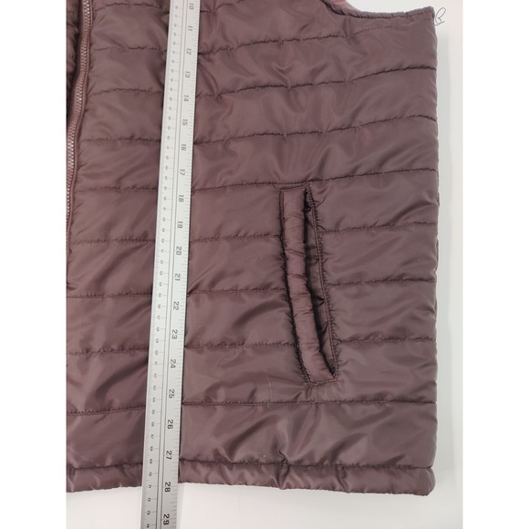 SONOMA Mens Size XXL Zip Brown Majesty Puffer Vest Lightweight Pockets - Picture 12 of 12